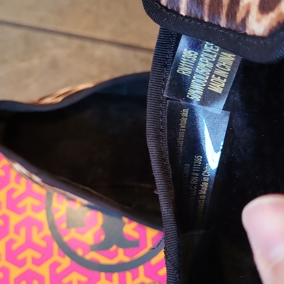 TORY BURCH Leopard Billy Slippers  SZ9 - Picture 6 of 7